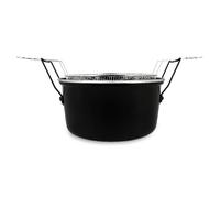 Util'Home 3645575 Friggitrice in acciaio, 28 cm, Nero