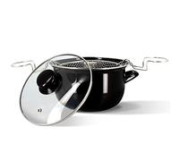 Util'Home 3645580 - Friggitrice in Acciaio, 26 cm, Colore: Nero