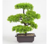 Utili Piante Bonsai Artificiali in Vaso di Plastica Accessori per Piante da Uffi