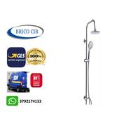 Utilia COLONNA DOCCIA CON DOCCETTA IN ABS E SOFFIONE FISSO cm. 20x20