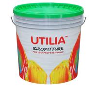 Utilia IDROPITTURA AL QUARZO LISCIO col. Bianco lt.14