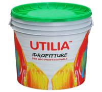 Utilia IDROPITTURA AL QUARZO LISCIO col. Bianco lt. 4