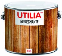 Utilia Impregnante Lt 2,5 Noce Scuro - Protettivo per Legno Utilia Colori e vern