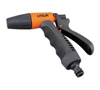 UTILIA Pistola con Getto Regolabile, in Polipropilene e ABS, Getto Regolabile, Impugnatura Ergonomica in TPR, per Giardinaggio e Agricoltura