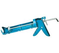 UTILIA Pistola per Silicone in Acciaio Verniciato, Capacità 300 ml, Lunghezza 22,5 cm, Strumento Professionale per Sigillatura