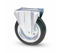 Utilia RUOTA FISSA PER CARRELLI mm.200-piastra mm.140x110