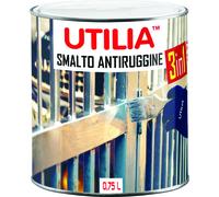 SMALTO ANTIRUGGINE 3 in 1 PER FERRO METALLO - 0,75 lt - C/BLOCCA RUGGINE BIANCO