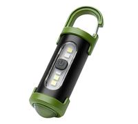 Utilify | Mini torcia portachiavi LED ricaricabile 800 LM | Alta potenza compatta con 4 modalità di luce | Torcia tattica, IPX6, per campeggio, emergenza, auto e uso quotidiano |USB tipo C (semplice