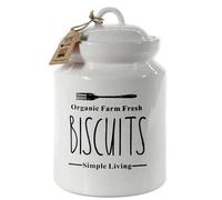 UTILISSIMI BARATTOLO BISCOTTI IN CERAMICA DIAMETRO 15 CM H 24 CM