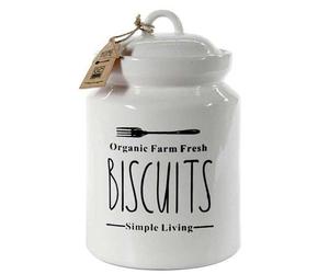 UTILISSIMI BARATTOLO BISCOTTI IN CERAMICA DIAMETRO 15 CM H 24 CM