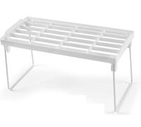 Utilissimi - Organizer Cucina, Ripiano Portaoggetti Impilabile da Cucina Salvaspazio - Piedini in Metallo Richiudibili - 30 x 14 x 16