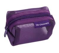 Utilità In Nylon Retrò Per Chiavi Penne Elementi Essenziali Da Viaggio Con Cerniere Sicurezza Astuccio A Rete Impermeabile