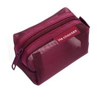 Utilità In Nylon Retrò Per Chiavi Penne Elementi Essenziali Da Viaggio Con Cerniere Sicurezza Astuccio A Rete Impermeabile