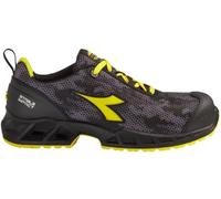 Diadora Shark Stable Impact Low S3 SRC ESD, Scarpe da Ginnastica Unisex-Adulto, Nero/Grigio, 45 EU