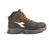 Diadora Utility Sport Mid S7S, stivali di sicurezza Dia-tex unis 45 EU male Nero/Verde Scuro/Arancione
