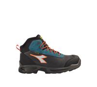 Diadora Utility Sport Mid S7S, stivali di sicurezza Dia-tex unis 39 EU male Grigio Scuro/Petrolio/Arancione