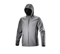 Utility Diadora 702.173554 Softshell Level ISO 13688:2013 Giacca da Lavoro, Grigio Acciaio, Taglie XS