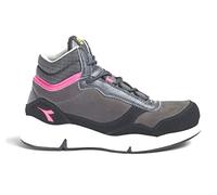 Utility Diadora | Athena Mid S3L FO SR ESD - S3L FO SR ESD - Scarpe Antinfortunistiche Donna - Colore Nine Iron/Raspberry - Taglia 39