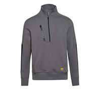 Diadora Utility - Felpa Hz Litework S, Colore: Grigio