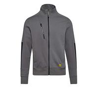 Diadora Utility Litework FZ Felpa da lavoro con zip intera, grigio