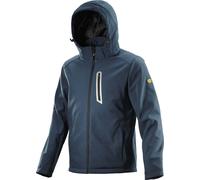 Diadora Padded Softshell Sail Cappotto, Blue Morrocan, M Uomo