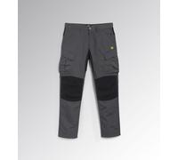 Diadora Utility Ripstop, pantaloni cargo da lavoro XXL male Grigio Scuro/Nero