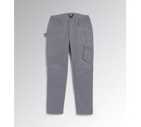 Performance Rock Light - Pantaloni da Lavoro in Cotone ISO 13688:2013, Grigio Acciaio, Taglia L