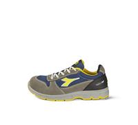 Utility Diadora Run Text Low S1P Src Esd, Scarpa Antinfortunistica Unisex - Adulto, Grigio Castello/Blu Insegna, 45 EU