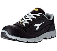 Utility Diadora Run Text Low S1P Src Esd, Scarpa Antinfortunistica Unisex - Adulto, Grigio Castello/Grigio Alluminio, 41 EU