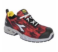 Diadora Utility Shark SI Low S1PS, scarpe di sicurezza unisex 43 EU female Nero/Rosso
