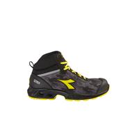 Diadora Utility Shark SI Mid S3S, stivali di sicurezza unisex 46 EU female Nero/Grigio/Giallo