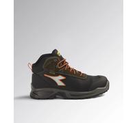 Diadora Sport Diatex Mid S3 Wr Ci Src, Mocassino Uomo, Nero Verde Rabbia, 45 EU