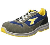 Diadora scarpe antinfortunistica basse s1p src run textile low col. grigio/blu m
