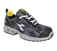 UTILITY DIADORA Shark Stable Impact Low S1p SRC ESD, Scarpe da Ginnastica Unisex-Adulto, Grigio/Nero, 44 EU