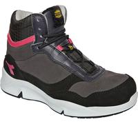 Diadora Utility Athena Mid S3L, stivali di sicurezza da donna 38 EU female Grigio Scuro/Fucsia