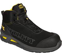 Diadora Utility Smart Softbox Mid S3L, stivali di sicurezza unis 46 EU female Nero/Giallo