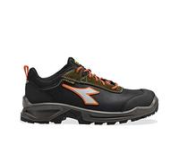 Diadora Utility Sport Low S7S, scarpe di sicurezza Dia-tex unise 40 EU male Nero/Verde Scuro/Arancione