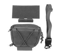 Utility Drop Pouch Multiuso ad Alta capacità, Borsa Portaoggetti con Cinghia a Sgancio Rapido per Gilet Molle, Chest Rig e Outdoor Training(WG)