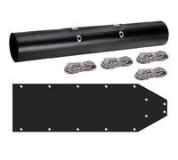 Utility Sled - High Density Polyethylene, 23x76in Game Sled Wear-Resistant and Durable Design and Easy Maneuverability | Deer Drag Sleds with Ropes For Outdoor Transport, Firewood Hauling, Garden Use