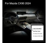 Utilizza la scheda SD per Mazda CX 90 2024 Aggiornamento del veicolo Mappa GPS Scheda di memoria SD per auto modificabile Cid USA CAN MX