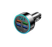 Utilizzato for telefono 1 Presa di conversione for accendisigari a cinque fori Interfaccia USB for ricarica super veloce Accendisigari da 100/300/500 W(300W)