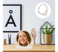 Utilizzo Del Piano Di Lavoro Specchiera Porta Trucchi Specchio Rotante