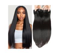 Utilizzo quotidiano 8-40 pollici fasci di capelli umani lisci for donne nere 1/3/4 pezzi fasci di capelli lisci vietnamiti Remy per le donne(1 bundle 20)