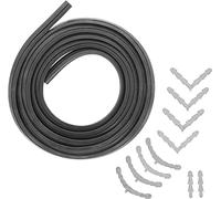 UTIZ Guarnizione universale in gomma siliconica per porta fornelli, kit 3 in 1, 3 lati e 4 lati, rotonda e angolata (libretto di istruzioni completo incluso)