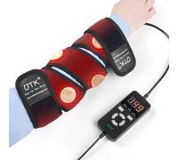 UTK Cuscinetto riscaldante a infrarossi lontani, involucro riscaldato con giada per braccio e gomito, idoneo FSA HSA, riscaldamento rapido, più caldo a 70,6 °C, funzione di spegnimento automatico e