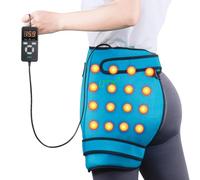 UTK Cuscinetto riscaldante per fianchi per alleviare il dolore alla sciatica, cuscinetti riscaldanti a infrarossi lontani con 16 giade naturali e controller intelligente, cuscinetto termico elettrico