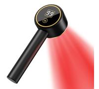 UTK Terapia a luce rossa per alleviare il dolore del corpo, 470: 660: 850: 940 nm lunghezze d'onda luci rosse, bacchetta portatile per terapia della luce infrarossa, terapia a infrarossi per