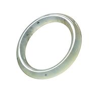 UTLODY Bracciale in Giada, Tipo Ghiaccio Xiuyu, Barra Rotonda in Stile Classico, Bracciale con Fiori lavati, portagioie, The Jewelry, 56-58 mm(56)