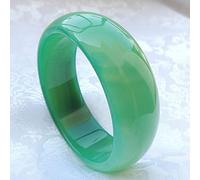 UTLODY Bracciale in Giada Verde, Braccialetto Cinese, in calcedonio di Cristallo Naturale 5A, in Agata con Scatola