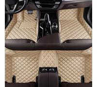 UTLODY Custom Car Floor Mats for Suzuki Ignis 2016 2017 2018 2019 2020 Leather Full Coverage Liners Wear-Resistant Anti-Slip Carpet Protection Interior Accessories(Beige)